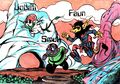 Contraportada de Jobati, Faun y Smuk