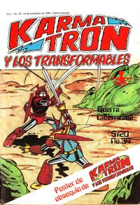 Portada de Karmatrón y Los Transformables No. 39